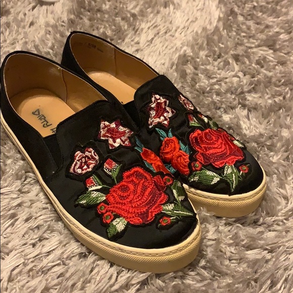 Shoes - Rose Slip Ons
